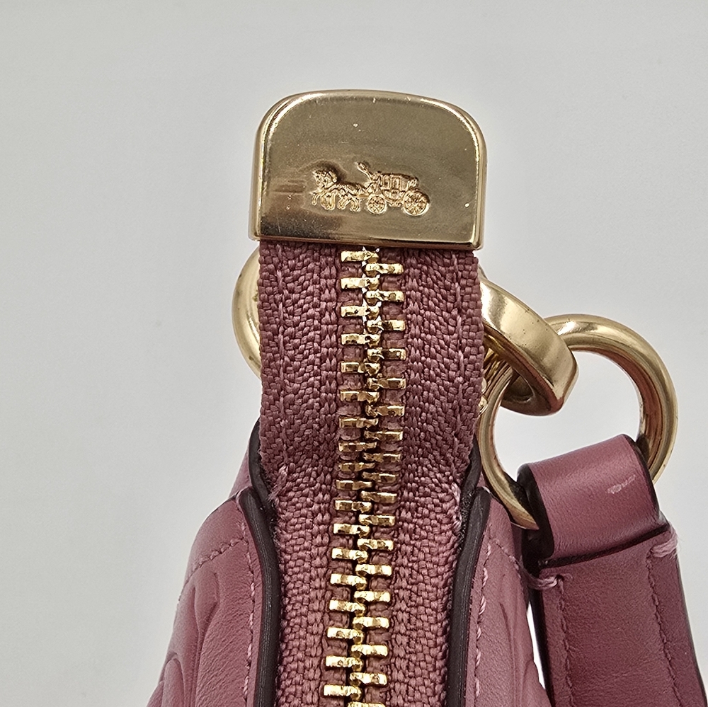 Coach Teri Hobo In Signature Embossed Leather, EUC - Picture 10 of 15